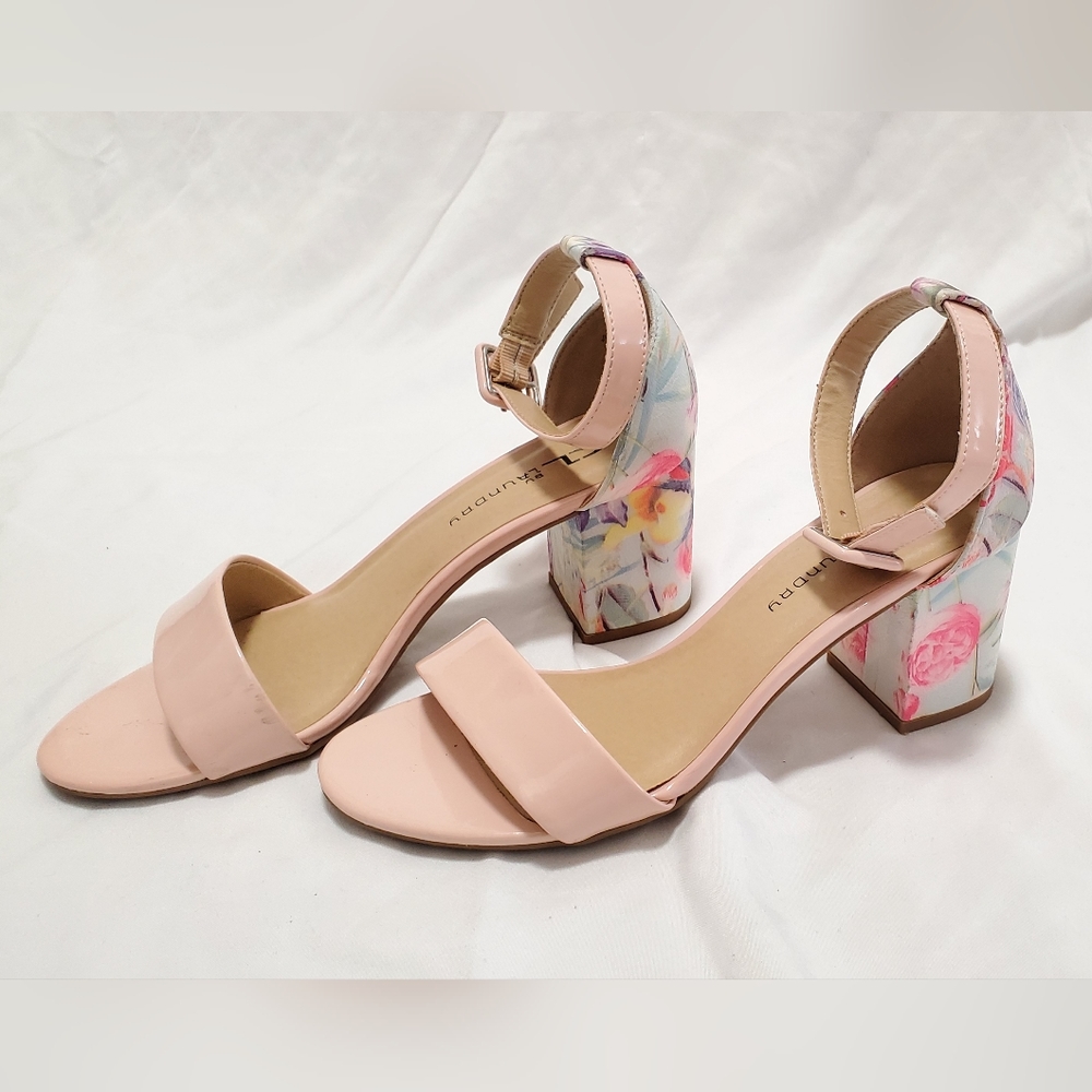 CL by Chinese Laundry Women's Jody Floral Patent Dress Sandals